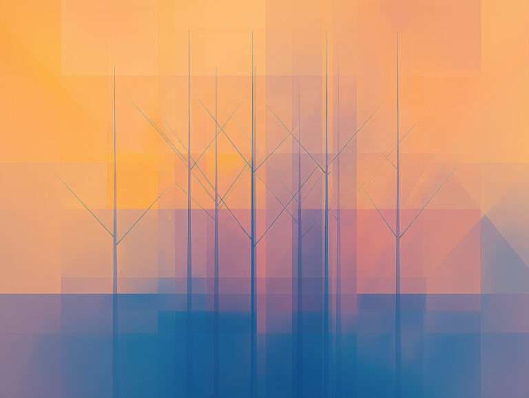 Illustration of a garden trellis in the FLF house style